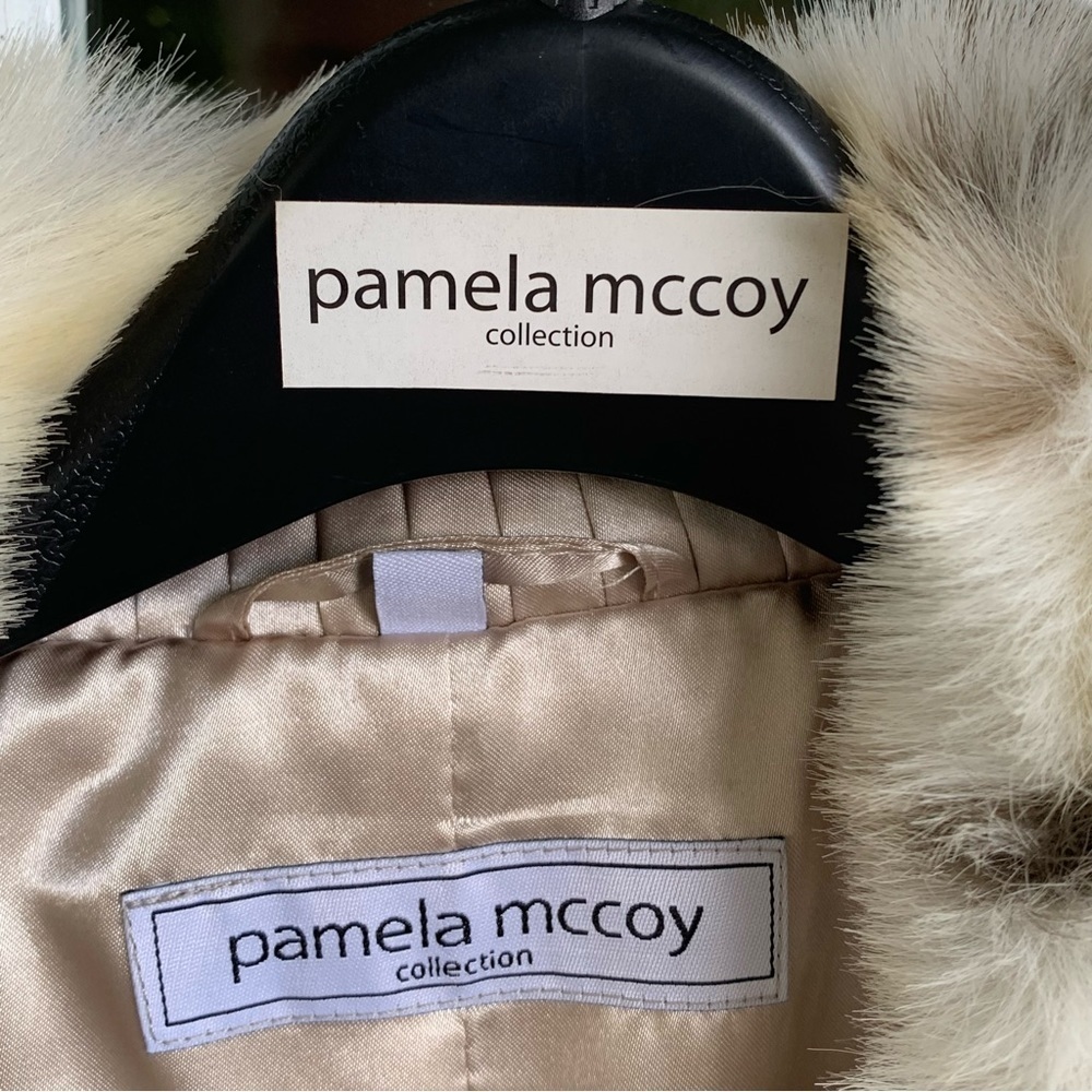 🆕 Pamela McCoy Faux Fur Winter Coat Leopard Print - Picture 4 of 12